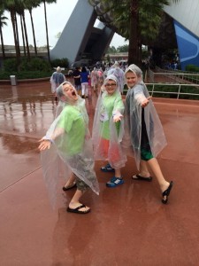 Kids in Rain